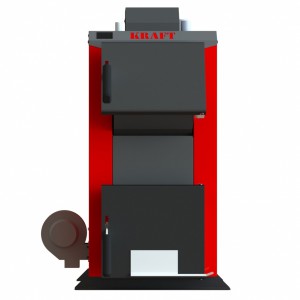 Котел твердотопливный для дома KRAFT A 16 кВт (с автоматикой Novosolar)