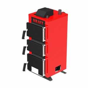Котел твердотопливный для дома KRAFT K 12 кВт (с автоматикой Novosolar)