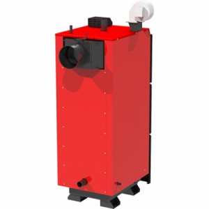 Котел твердотопливный длительного горения KRAFT L 25 кВт (с автоматикой Krypton)