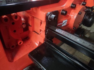 Упор-лінійка ( 2 метра ) для верстатів рубки арматури GQ-40, GQ-42, GQ-45