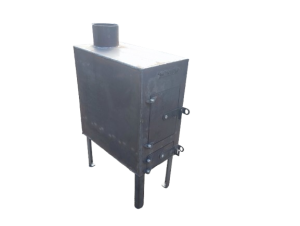 Печь буржуйка (бютжетная)