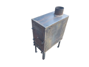 Печь буржуйка (бютжетная)